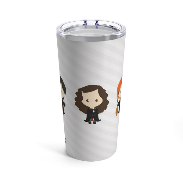 Harry, Ron, and Hermione Cartoon Tumbler