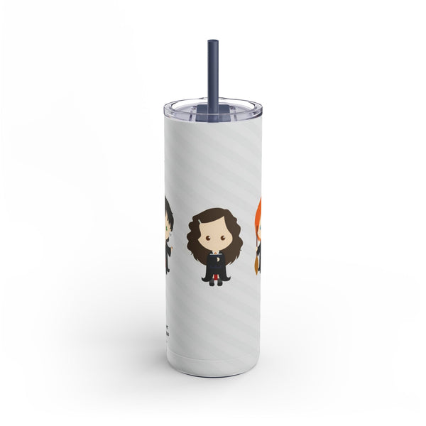 Harry, Ron, and Hermione Cartoon Tumbler